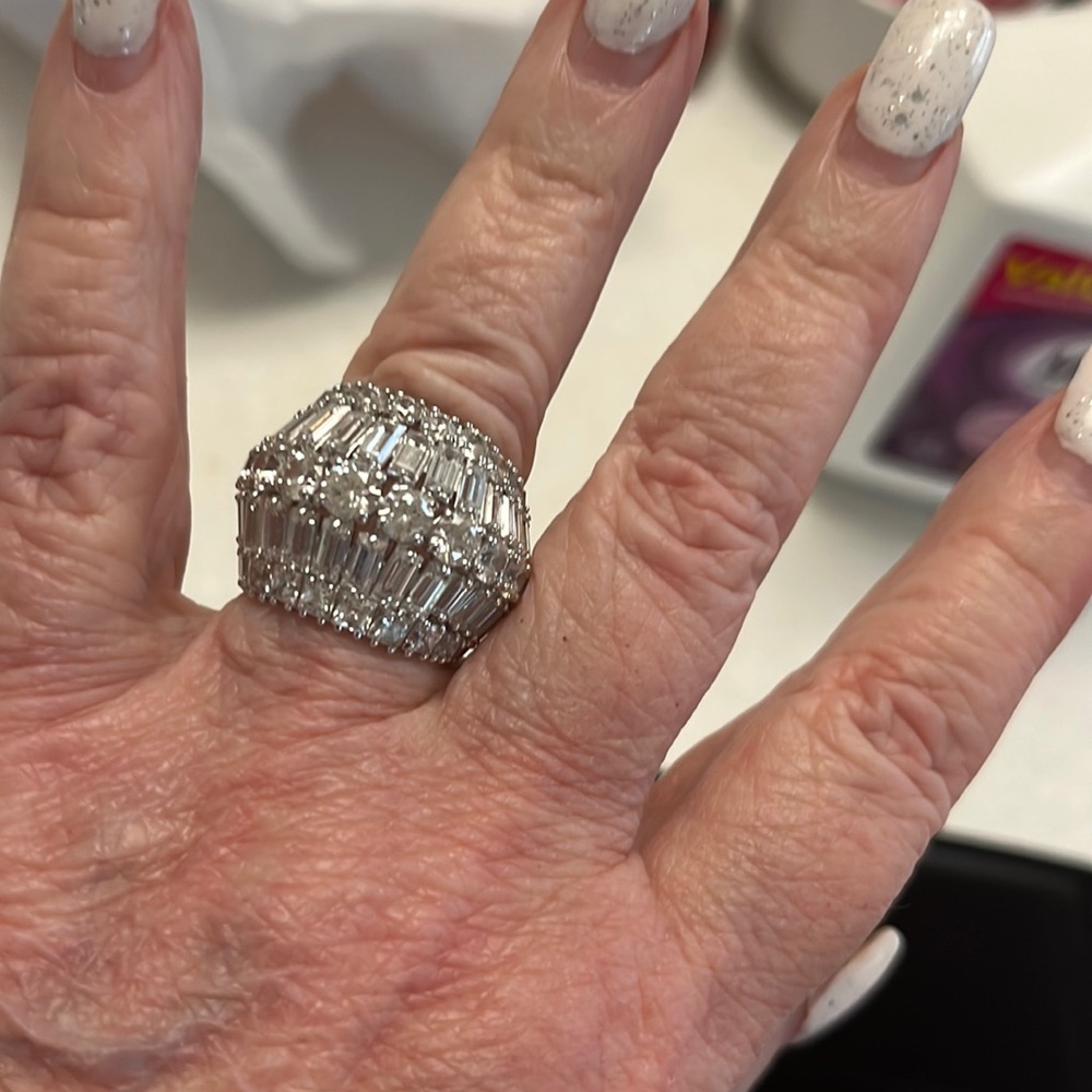 Wide wedding band